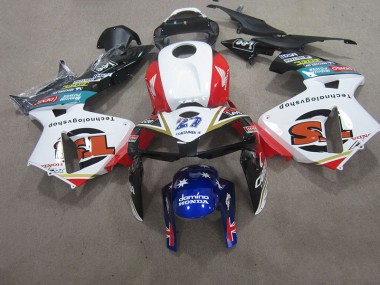 Carénage Honda CBR 600 RR 05-06 - Blanc Bleu 27
