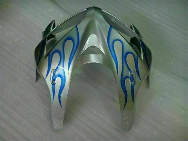 Carénage Honda CBR 600 RR 05-06 - Blanc Bleu Flamme Carénage Honda CBR 600 RR 05-06 - Blanc Bleu Flamme