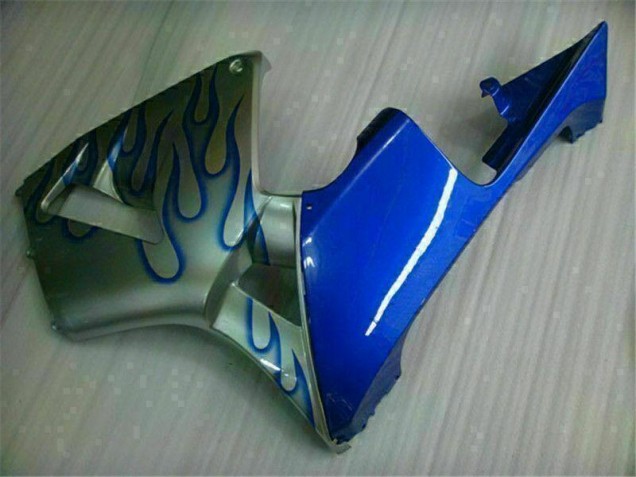 Carénage Honda CBR 600 RR 05-06 - Blanc Bleu Flamme Carénage Honda CBR 600 RR 05-06 - Blanc Bleu Flamme