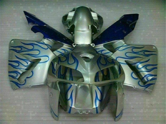 Carénage Honda CBR 600 RR 05-06 - Blanc Bleu Flamme Carénage Honda CBR 600 RR 05-06 - Blanc Bleu Flamme