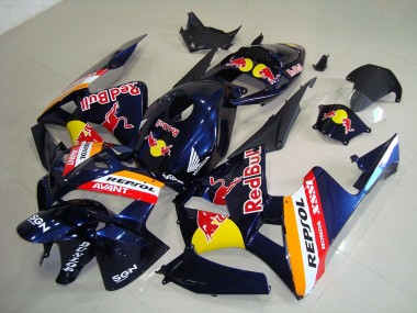 Carénage Honda CBR 600 RR 05-06 - Bleu Foncé Red Bull Repsol