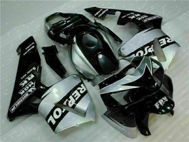 Carénage Honda CBR 600 RR 05-06 - Noir Argent Repsol Carénage Honda CBR 600 RR 05-06 - Noir Argent Repsol