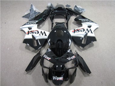 Carénage Honda CBR 600 RR 05-06 - Noir Blanc West