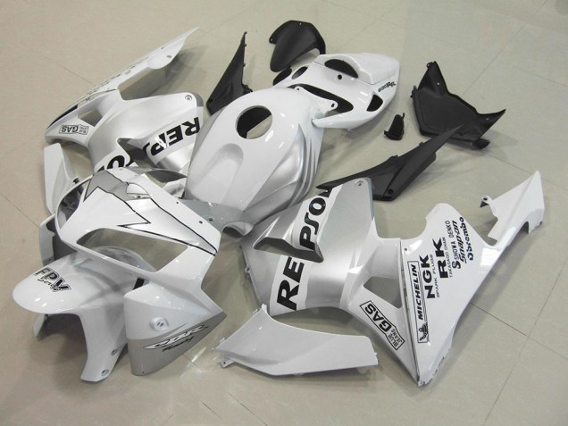 Carénage Honda CBR 600 RR 05-06 - Repsol Blanc Argent Carénage Honda CBR 600 RR 05-06 - Repsol Blanc Argent
