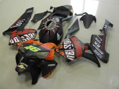 Carénage Honda CBR 600 RR 05-06 - Rossi Noir Mat