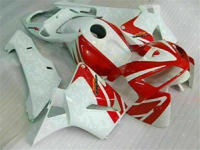 Carénage Honda CBR 600 RR 05-06 - Rouge Blanc