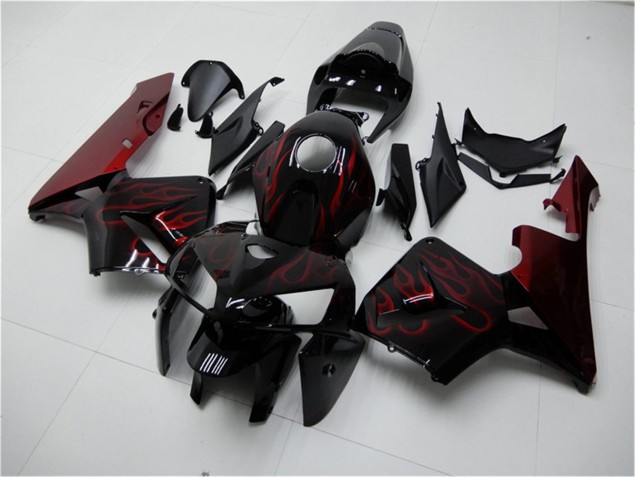 Carénage Honda CBR 600 RR 05-06 - Rouge Flamme Noir Carénage Honda CBR 600 RR 05-06 - Rouge Flamme Noir