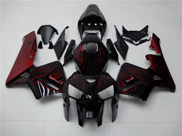Carénage Honda CBR 600 RR 05-06 - Rouge Flamme Noir Carénage Honda CBR 600 RR 05-06 - Rouge Flamme Noir