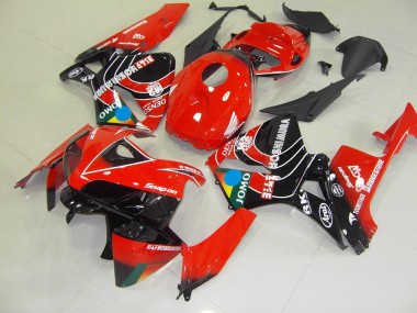 Carénage Honda CBR 600 RR 05-06 - Rouge Noir Jomo