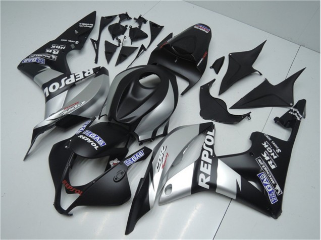 Carénage Honda CBR 600 RR 07-08 - Argent Repsol Noir Carénage Honda CBR 600 RR 07-08 - Argent Repsol Noir