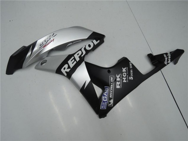 Carénage Honda CBR 600 RR 07-08 - Argent Repsol Noir Carénage Honda CBR 600 RR 07-08 - Argent Repsol Noir