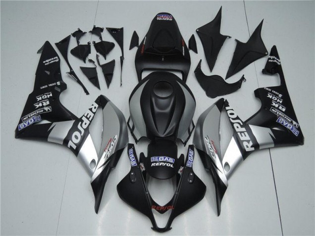 Carénage Honda CBR 600 RR 07-08 - Argent Repsol Noir Carénage Honda CBR 600 RR 07-08 - Argent Repsol Noir