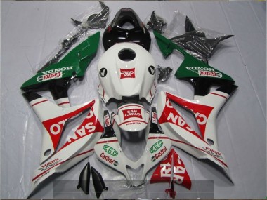 Carénage Honda CBR 600 RR 07-08 - Blanc Rouge Vert San Carlo Castrol