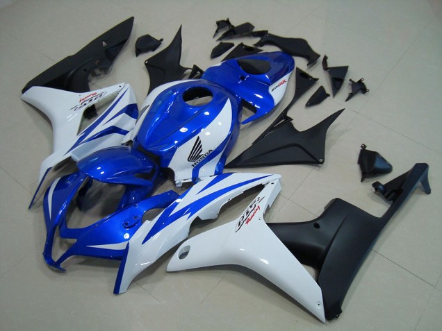 Carénage Honda CBR 600 RR 07-08 - Bleu Blanc Noir Mat Carénage Honda CBR 600 RR 07-08 - Bleu Blanc Noir Mat