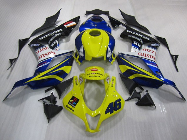 Carénage Honda CBR 600 RR 07-08 - Jaune Bleu 46