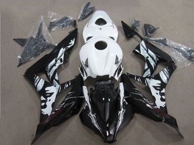 Carénage Honda CBR 600 RR 07-08 - Noir Blanc