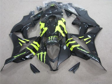 Carénage Honda CBR 600 RR 07-08 - Noir Vert Monster
