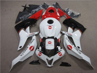 Carénage Honda CBR 600 RR 07-08 - Rouge Blanc Noir Konica Minolta