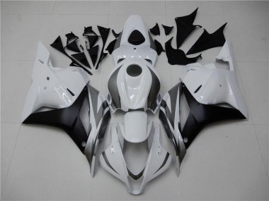 Carénage Honda CBR 600 RR 09-12 - Blanc Argent Noir