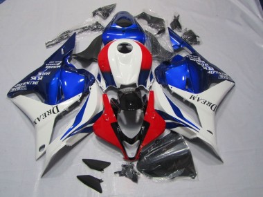 Carénage Honda CBR 600 RR 09-12 - Blanc Bleu Rouge DREAM