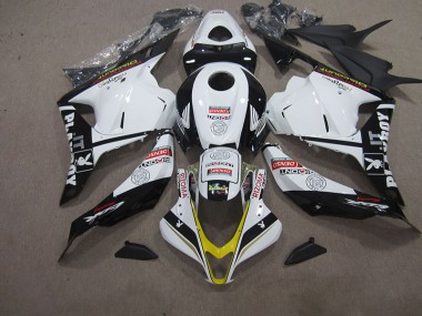 Carénage Honda CBR 600 RR 09-12 - Blanc Noir DENSO RIZOMA