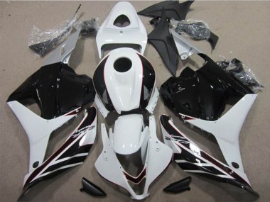 Carénage Honda CBR 600 RR 09-12 - Blanc Noir