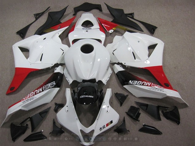 Carénage Honda CBR 600 RR 09-12 - Blanc Rouge Noir Mugen Carénage Honda CBR 600 RR 09-12 - Blanc Rouge Noir Mugen