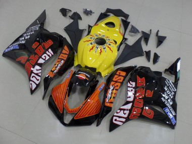 Carénage Honda CBR 600 RR 09-12 - Jaune Rossi Courses