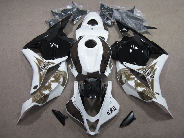 Carénage Honda CBR 600 RR 09-12 - Noir Blanc Carénage Honda CBR 600 RR 09-12 - Noir Blanc