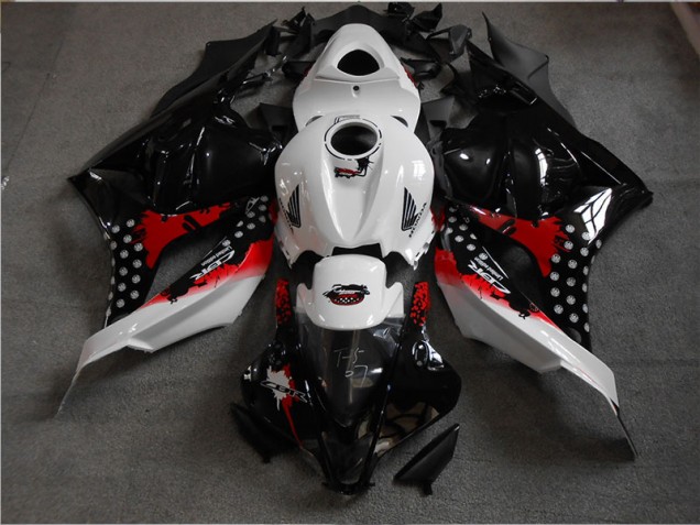 Carénage Honda CBR 600 RR 09-12 - Noir Blanc Rouge Carénage Honda CBR 600 RR 09-12 - Noir Blanc Rouge