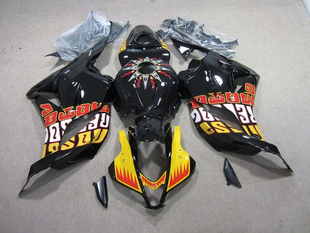 Carénage Honda CBR 600 RR 09-12 - Noir Jaune Carénage Honda CBR 600 RR 09-12 - Noir Jaune
