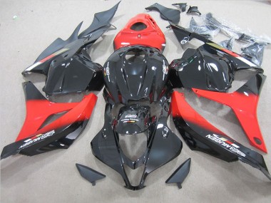 Carénage Honda CBR 600 RR 09-12 - Noir Rouge