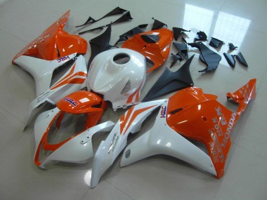 Carénage Honda CBR 600 RR 09-12 - Orange Blanc Nacré