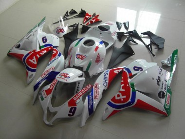 Carénage Honda CBR 600 RR 09-12 - Rouge Blanc Pata