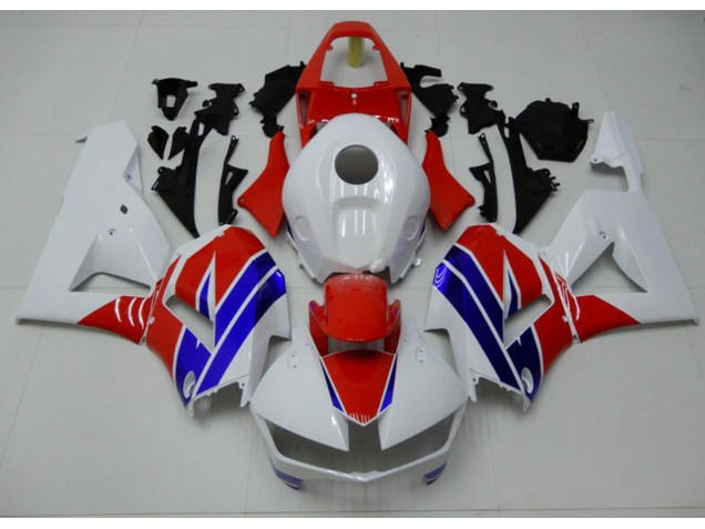 Carénage Honda CBR 600 RR 13-21 - Blanc Bleu Rouge Carénage Honda CBR 600 RR 13-21 - Blanc Bleu Rouge