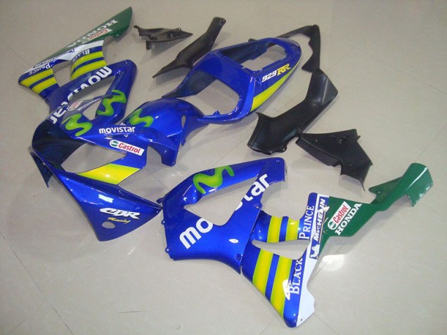 Carénage Honda CBR 900 RR 929 00-01 - Bleu Movistar Castrol Carénage Honda CBR 900 RR 929 00-01 - Bleu Movistar Castrol