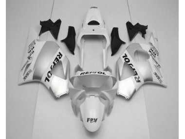 Carénage Honda CBR 900 RR 954RR 02-03 - Blanc Argent Noir Repsol