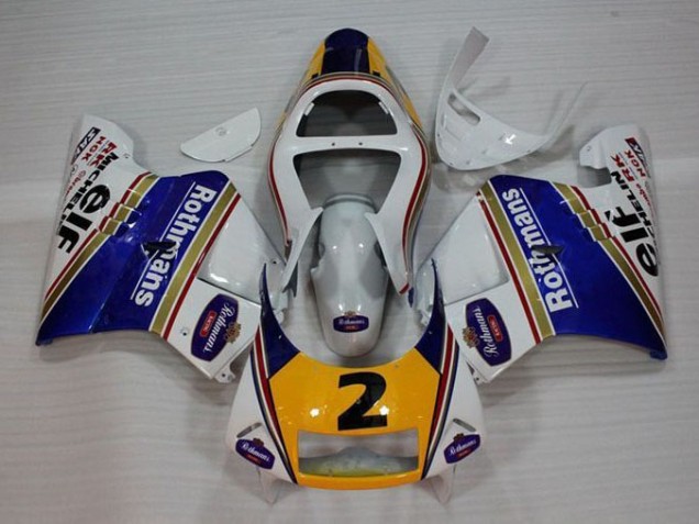 Carénage Honda NSR 250 MC28 P4 94-96 - Blanc Bleu Jaune Carénage Honda NSR 250 MC28 P4 94-96 - Blanc Bleu Jaune