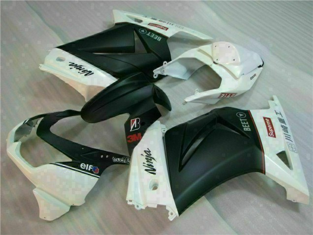 Carénage Kawasaki EX250 08-12 - Blanc Noir Ninja 3M Carénage Kawasaki EX250 08-12 - Blanc Noir Ninja 3M