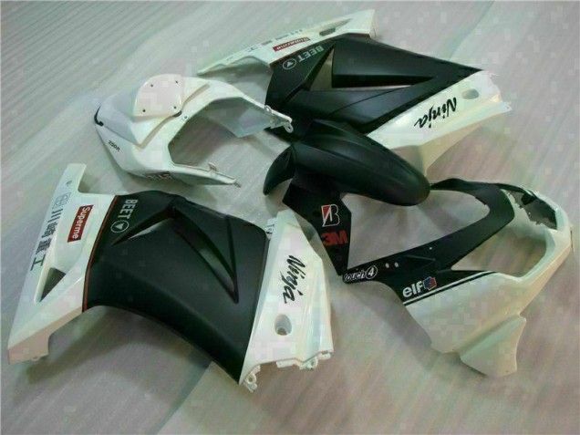 Carénage Kawasaki EX250 08-12 - Blanc Noir Ninja 3M Carénage Kawasaki EX250 08-12 - Blanc Noir Ninja 3M