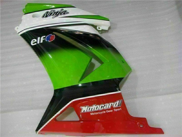 Carénage Kawasaki EX250 08-12 - Blanc Vert Noir Ninja Carénage Kawasaki EX250 08-12 - Blanc Vert Noir Ninja