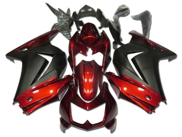 Carénage Kawasaki EX250 08-12 - Rouge Gris Carénage Kawasaki EX250 08-12 - Rouge Gris