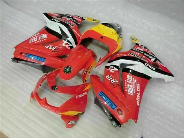 Carénage Kawasaki EX250 08-12 - Rouge Jaune Carénage Kawasaki EX250 08-12 - Rouge Jaune