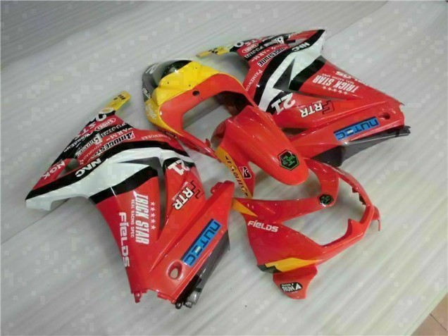Carénage Kawasaki EX250 08-12 - Rouge Jaune Carénage Kawasaki EX250 08-12 - Rouge Jaune