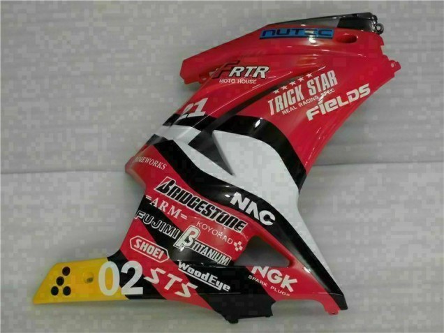 Carénage Kawasaki EX250 08-12 - Rouge Jaune Carénage Kawasaki EX250 08-12 - Rouge Jaune
