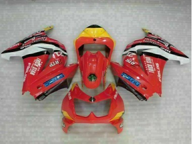 Carénage Kawasaki EX250 08-12 - Rouge Jaune