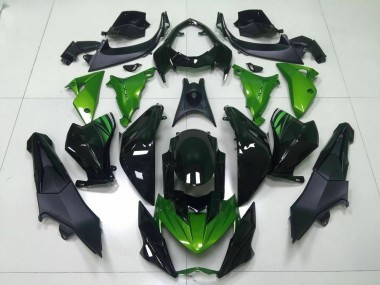 Carénage Kawasaki Z800 13-16 - Vert Noir