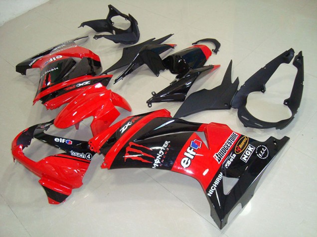 Carénage Kawasaki ZX 250R 08-12 - Noir Rouge Monster Carénage Kawasaki ZX 250R 08-12 - Noir Rouge Monster