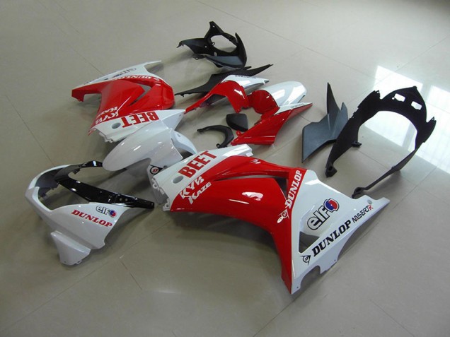 Carénage Kawasaki ZX 250R 08-12 - Rouge Blanc BEET Carénage Kawasaki ZX 250R 08-12 - Rouge Blanc BEET