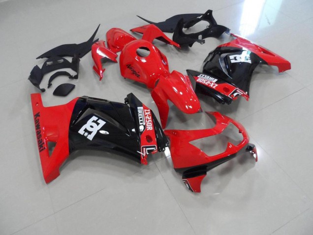 Carénage Kawasaki ZX 250R 08-12 - Rouge Noir Carénage Kawasaki ZX 250R 08-12 - Rouge Noir